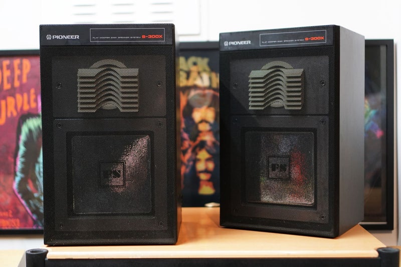 Pioneer S-300X Vintage Bookshelf Speakers with Square Drivers - Made in Japan Carousel 1