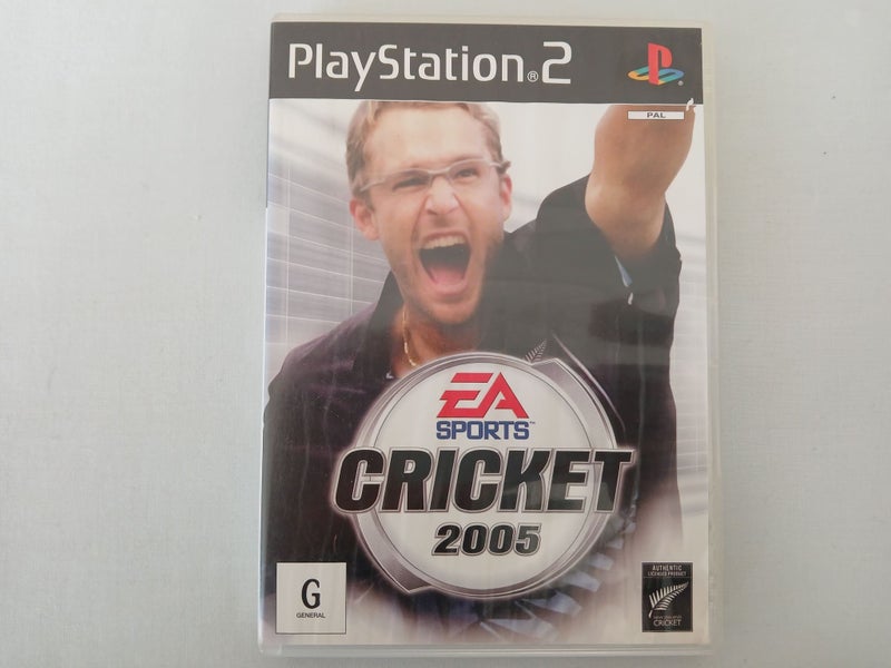 ($1 Reserve) Cricket 2005 (PS2) Black Label, No Manual Carousel 2