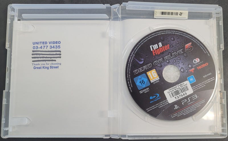 Dead or Alive 5 PS3 Game Carousel 2