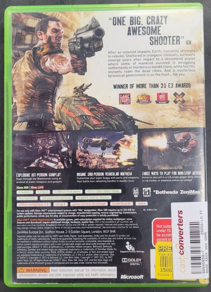 RAGE Xbox 360 Game Carousel 5