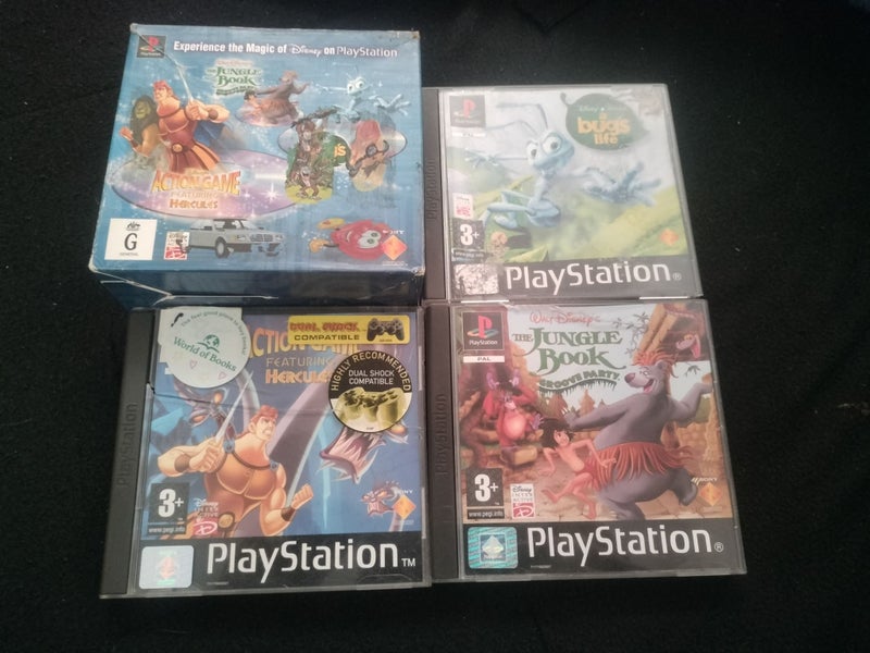 Disney Triple Pack PS1 *RARE* Carousel 1