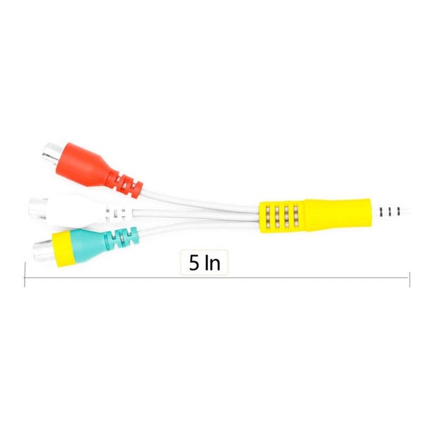 Video AV Component Adapter Cable for Samsung TV, 3 RCA to AV Input Adapter Cable Carousel 4