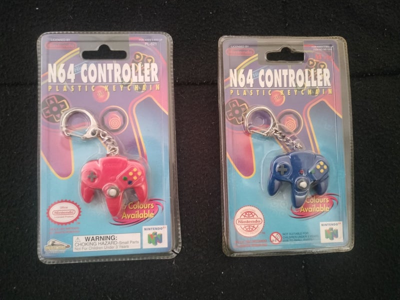 Nintendo 64 Key Chains! FULL SET! SEALED! SUPER RARE! Carousel 1