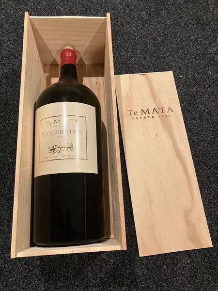 1$RES Te Mata Coleraine 9L '24 (Salmanazar) 2019 empty wine bottle display Carousel 1