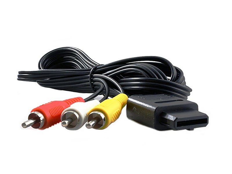 Nintendo Gamecube 64 N64 Audio Video RCA Video Cable Carousel 1