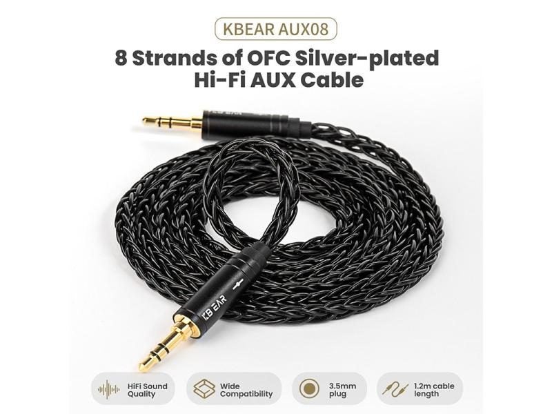 8 Cores 3.5mm Male To Male AUX Cable For Phone Headphone Carousel 2