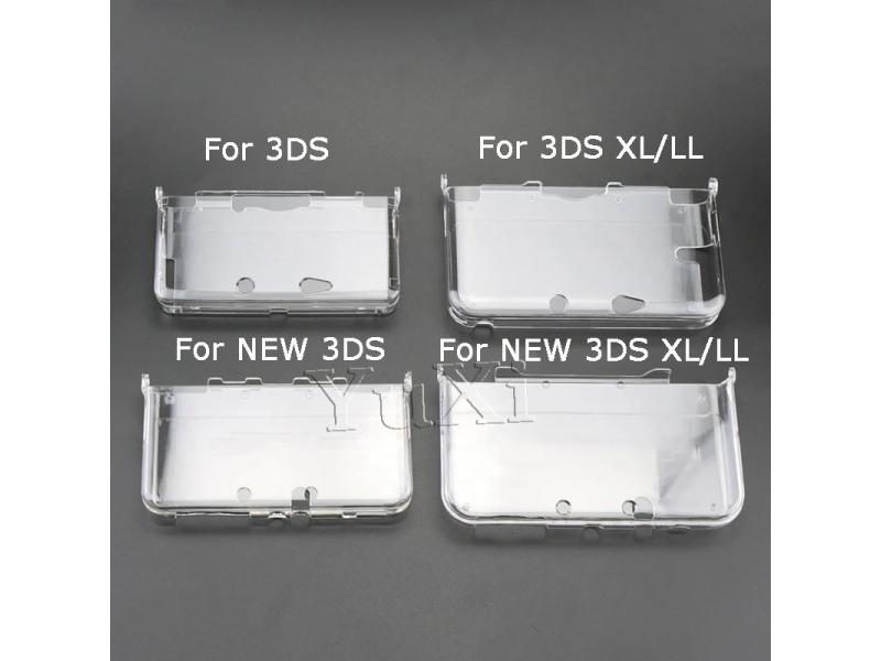 For Nintendo 3DS XL Clear Crystal Hard Shell Case Carousel 2