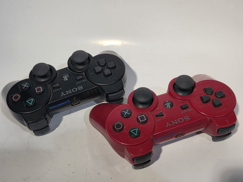2x Genuine Sony PS3 DualShock3 SixAxis Controllers Carousel 2