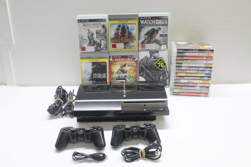PS3 Package, 20 Cool Games & Controllers Carousel 1