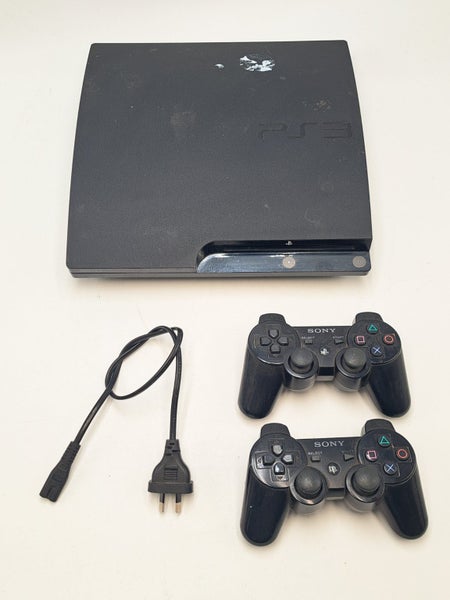 * 160GB Slim PS3 Console w/ 2 Controllers & Power Cable! * Carousel 1