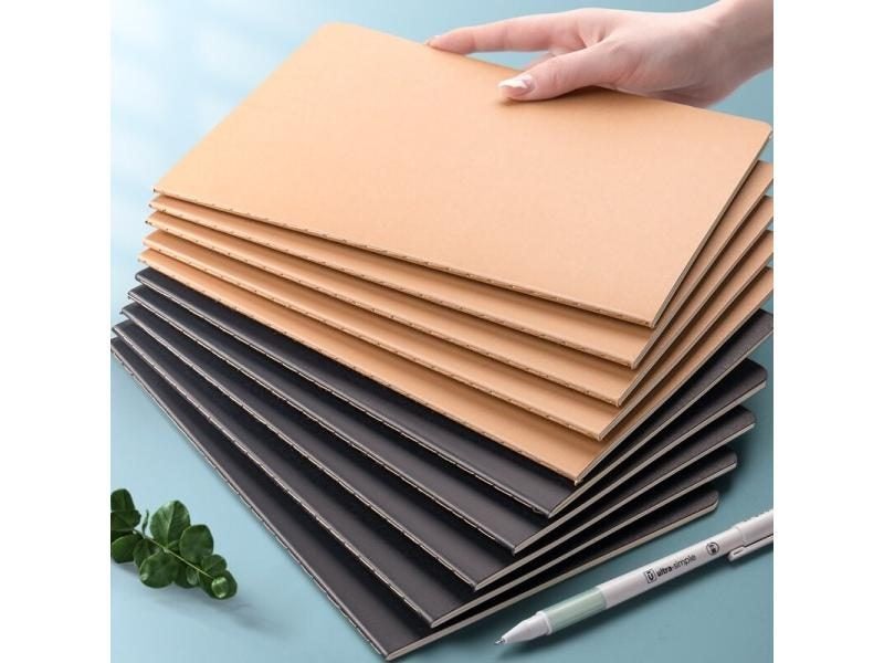 A5 Kraft Cover Notebook 36 Sheets Retro Sketch Book Carousel 2