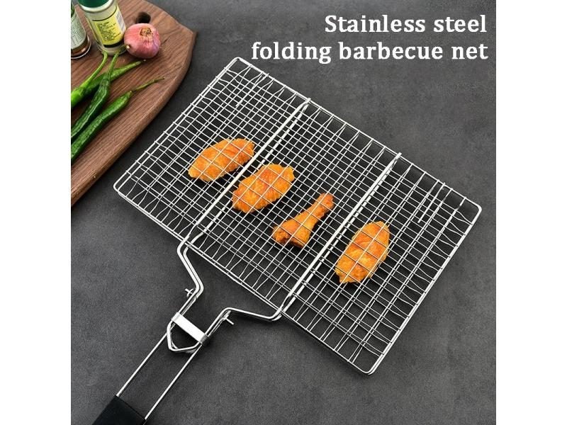 304 Stainless Steel Non Stick Grill Mesh Mat For BBQ Carousel 1