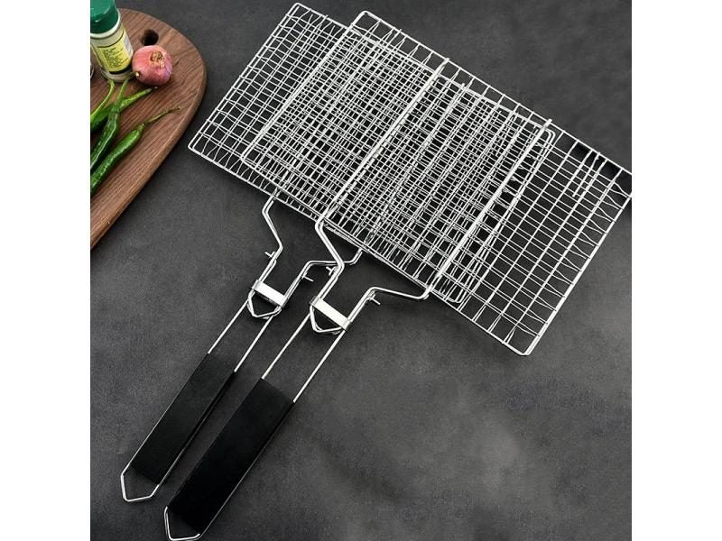 304 Stainless Steel Non Stick Grill Mesh Mat For BBQ Carousel 2