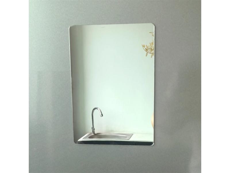5x7in Rectangle Portable Magnetic Mirror For Locker Bathroom Etc. Carousel 2
