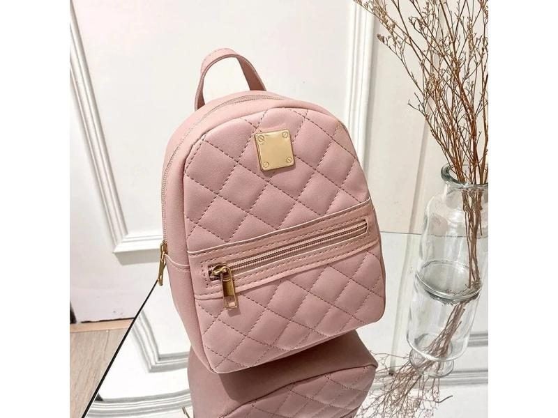 PU Leather Small Women's Fashion Backpack For Travel And School Carousel 2