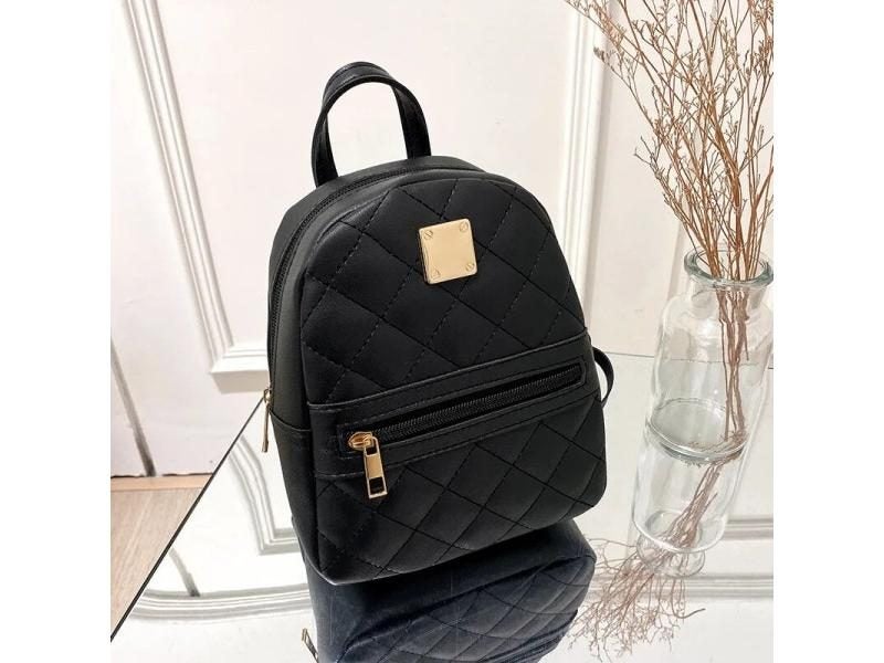 PU Leather Small Women's Fashion Backpack For Travel And School Carousel 1