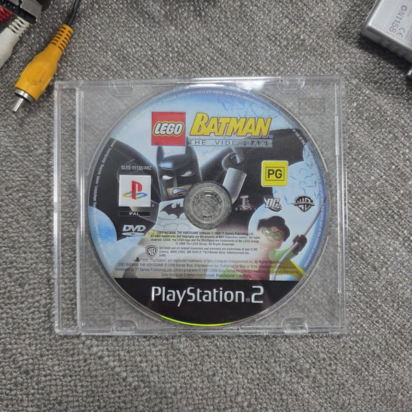 Playstation 2 Silver Console Bundle PS2 PAL + Lego Batman Carousel 9