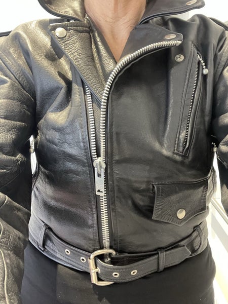 Hi Style 80s Leather Motorcycle Jacket
