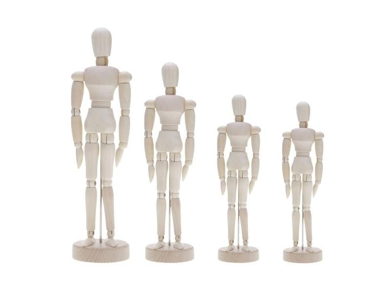 Jointed Doll Model For Drawing Movable Limbs 11.4/14/20cm Carousel 2