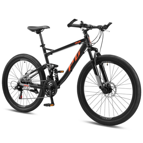 Progear Bikes Trail Dual Suspension Mtb 26*17" Black Ember Carousel 1