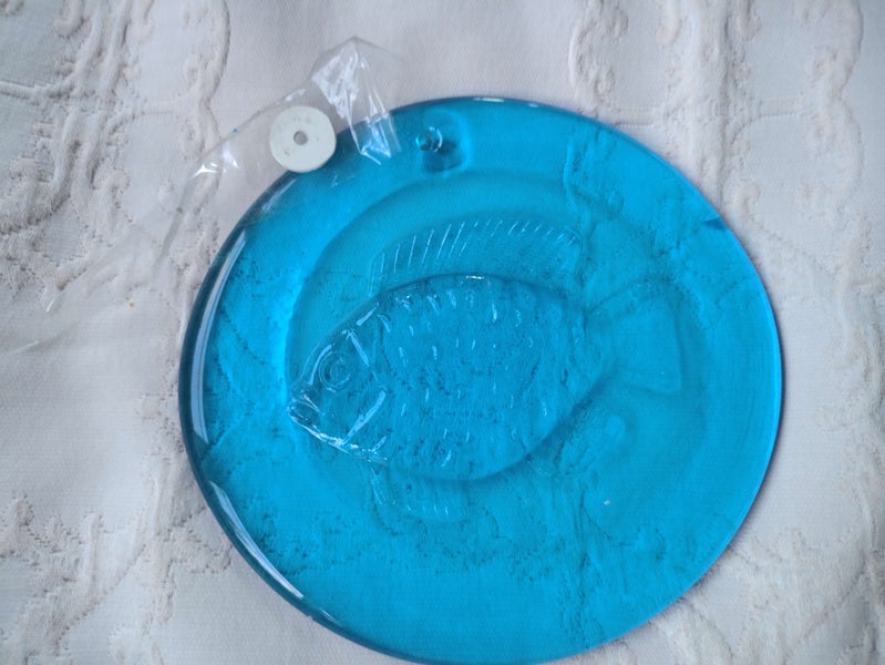 BLUE Lindshammar window hanger Textured Fish Design by Christer Sjögren Carousel 5