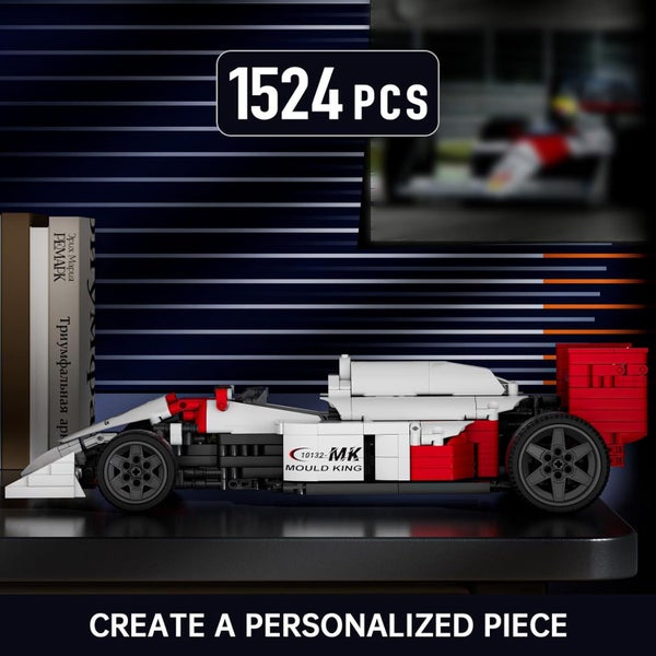 F1 Car Red - 1525 pieces - MouldKing: Technical image 3