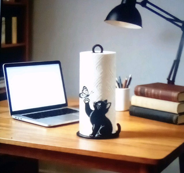 THE CATTAGE-Cute Cat Acrylic Paper Towel Holder Add Uniqueness To Your Kitchen Carousel 2