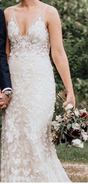 Made with Love - Carla Wedding Dress (in Bone) rrp $4k