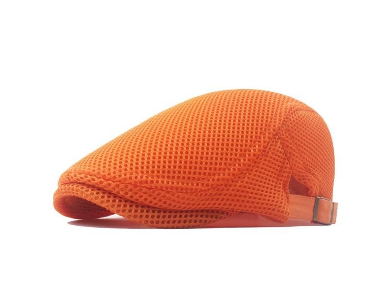 Men Adjustable Breathable Mesh Newsboy Ivy Cabbies Cap Carousel 2