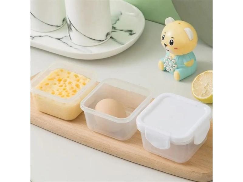 4Pcs Mini Leakproof Airtight Sauce Storage Containers Carousel 2