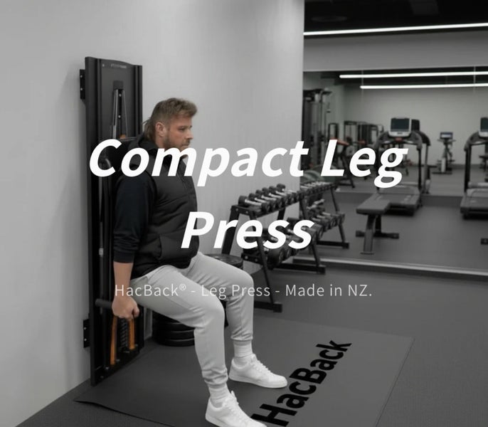 Compact Leg Press that supports your back. Carousel 1