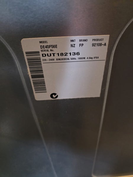 Fisher&paykel 5kg tumble dryer Carousel 3