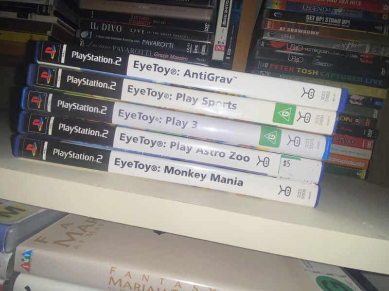 ** bulk buy EYE-TOY PS2 GAMES X 5 ** Carousel 1