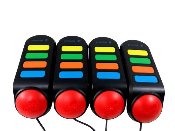 BUZZERS! Official SONY PS3 BUZZ CONTROLLERS x 4! Carousel 2