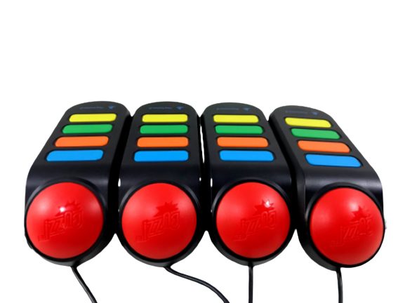 BUZZERS! Official SONY PS3 BUZZ CONTROLLERS x 4! Carousel 4