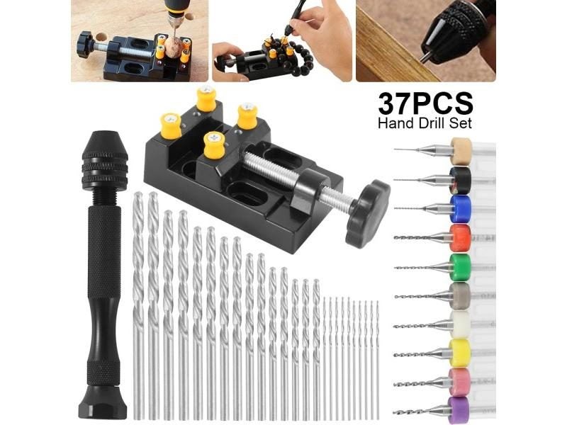 Micro Hand Drill Bits Set For Jewelry Craft Rotary Tool Carousel 2