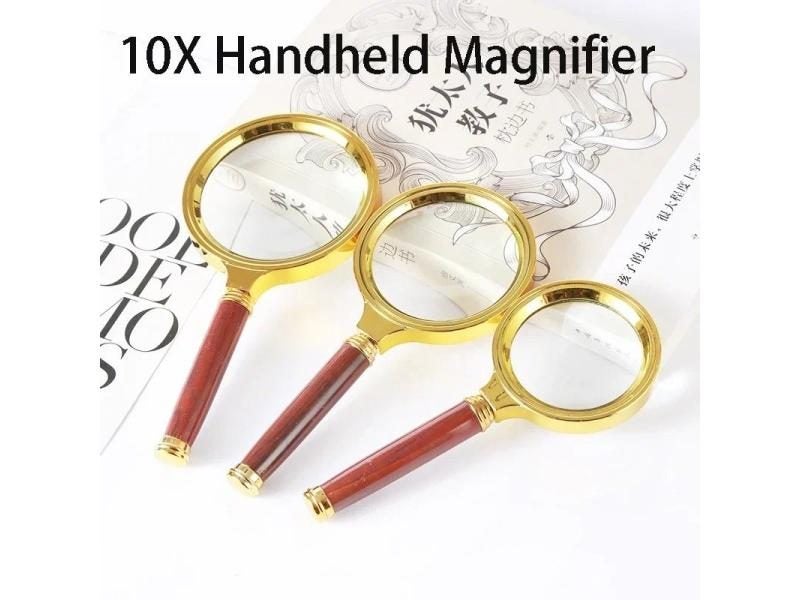 10X Handheld Magnifier For Antique Inspection Carousel 2