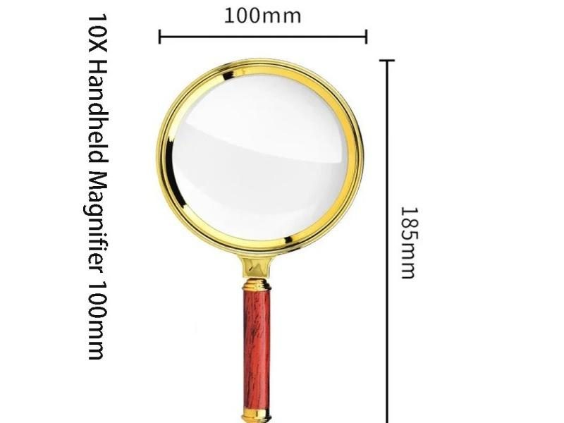 10X Handheld Magnifier For Antique Inspection Carousel 1