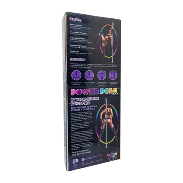Power Pole Pro Chrome Dance Pole Kit Rainbow Carousel 4