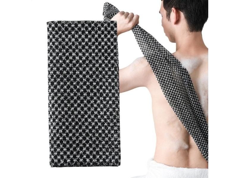 Body Exfoliator Towel Bath Back Wash Cloth Shower Sponge Carousel 2