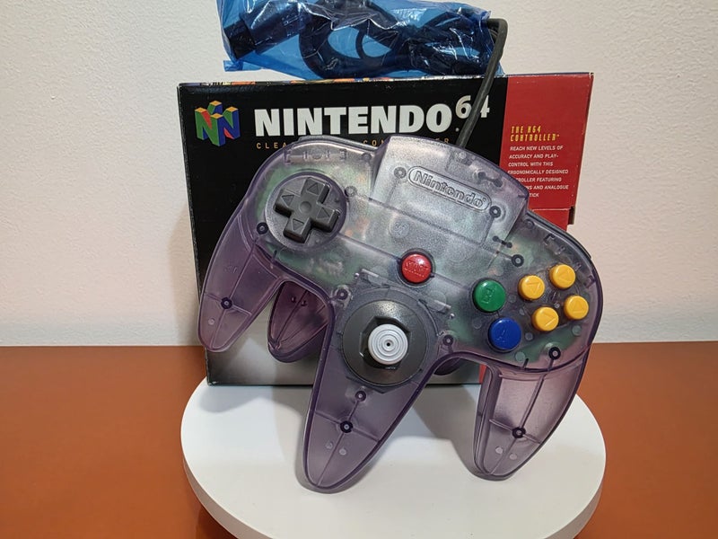 BOXED N64 Clear Purple Controller Carousel 2
