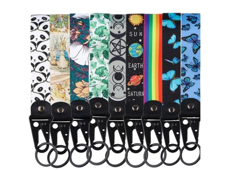 Butterfly Moon Keychain For Motorcycles Cars Backpack Gifts Carousel 2