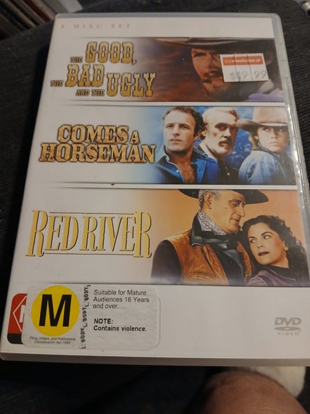 THE GOD THE BAD THE UGLY COMES A HORSEMAN RED RIVER
