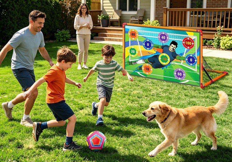 Kids Soccer Goal Set Backyard Football Goal Training Set Carousel 2