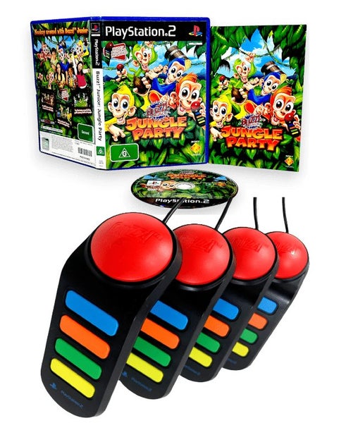 BUZZ! Junior: JUNGLE PARTY (PS2) *BUZZERS + GAME BUNDLE!!! Carousel 1