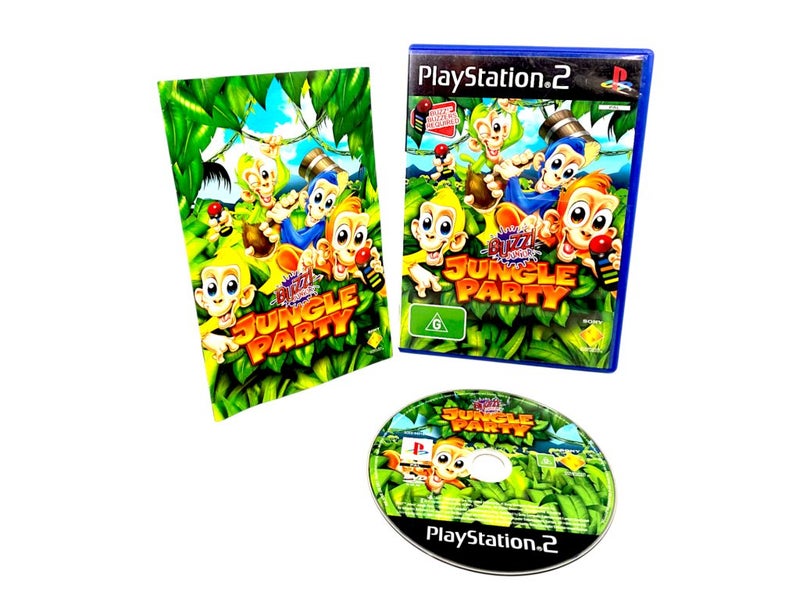 BUZZ! Junior: JUNGLE PARTY (PS2) *BUZZERS + GAME BUNDLE!!! Carousel 9