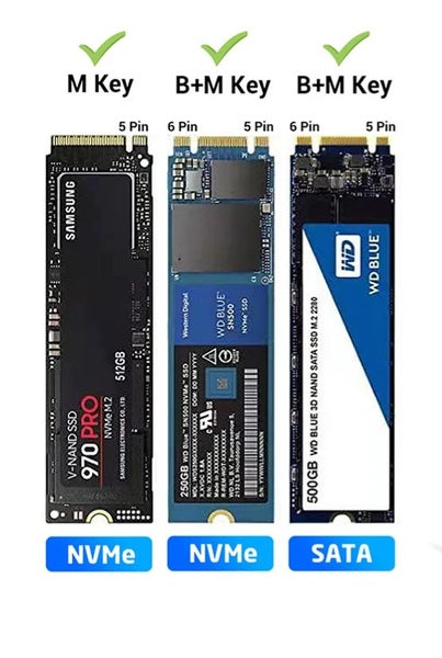 NVMe M.2 drives - several available Carousel 1
