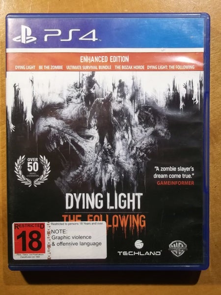 Dying Light The Following Enhanced Edition - PS4 Game - Excellent Condition Carousel 1