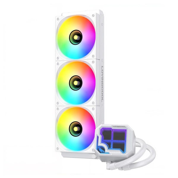 AIO CPU Liquid Cooler ARGB PWM Fans Pump Water Cooling Radiator Carousel 1
