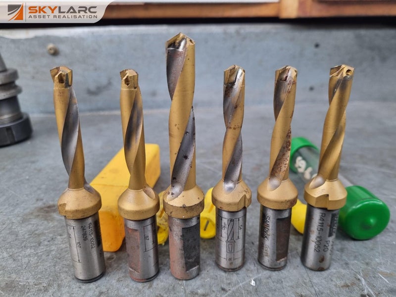 6x Sandvik Coromant Indexable Tipped Drills Carousel 1